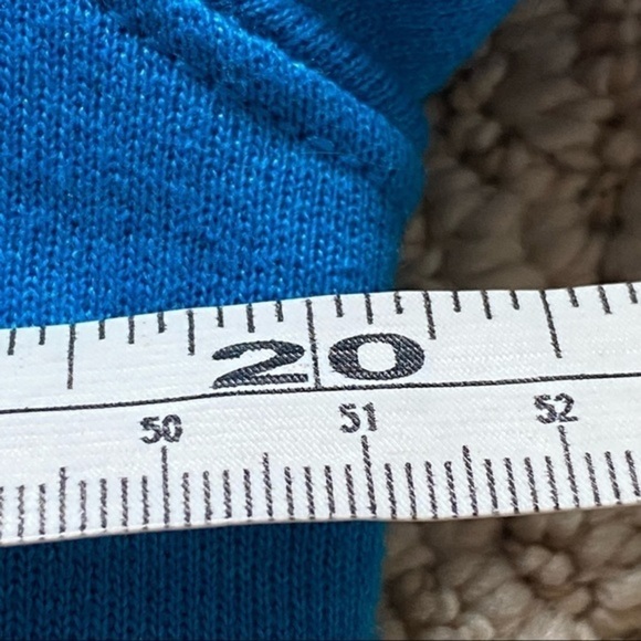 Champion Cerulean Turquoise Blue Cotton Hoodie Sweatshirt Size Large NWOT - Picture 12 of 13